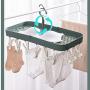 HJYPYJ Magic Hanger,with a Drying Tray Multifunction PP Folding Hanger,Durable Space-Saving Organizer Hangers, Not Easy to Corrode/Pink / 3 pcs