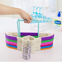 Lucky Fitness 1pcs plastic organizer clothes hanger holder stacker storage rack home storage organza tion hangers