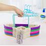 Lucky Fitness 1pcs plastic organizer clothes hanger holder stacker storage rack home storage organza tion hangers