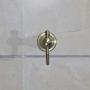 crw Towel Hook Robe Coat Clothes Door Hanger for Bathroom Shower Kitchen Wall Mounted, Solid Brass, Heavy Duty