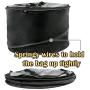 The Elixir Deco Premium Hat Pop up Storage Bag, Large Hat Storage Travel Bag Round Hat Boxes Container, Keeps Out Dust and Dirt