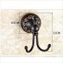 Yxsd Wall Mount Black Single Coat Hook,All-Copper American Hanger Double Clothes Towel Robe Coat Rack Bathroom Hardware Pendant Hanging Hooks