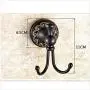 Yxsd Wall Mount Black Single Coat Hook,All-Copper American Hanger Double Clothes Towel Robe Coat Rack Bathroom Hardware Pendant Hanging Hooks