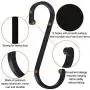 AUXSOUL S Hooks, 12 Pack Aluminum S Shaped Hooks, Matte Finish S Hooks for Hanging Pots and Pans, Plants, Coffee Cups, Clothes, Towels in Kitchen, Bedroom, Bathroom, Office and Garden