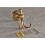 Jeterndy Kitchen Pendant Flower Carved Antique Brass Bathroom Kitchen Wall Mount Towel Robe Hooks Keys Hat Coat Clothes Hangers Bathroom Accessories (Color : Bronze, Size : One Size)