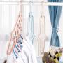 Multifunction Closet Organizer Home & Living 360° Rotate Drying Rack 9 Hole Clothes Hanger Foldable Hanger Storage Racks(Blue)