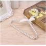 5pcs Plastic Pearl Beaded Bow Clothes Dress Coat Hangers, Wedding Kid Children Pet Dog Cat Save-Space Stage Ganizer 5pcs Plastic Pearl Beaded Bow Clothes Dress Coat Hangers, Wedding Kid Children Pet Dog Cat Save-Space Stage Ganizer