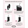 Boot Organizer: The Boot Rack Garment & Boot Rack - Fits in Most Closets (The Boot Rack with 6 Gripz Hangers)