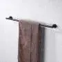 KES 32 Inches Matte Black Towel Bar for Bathroom Shower Hand Towel Holder Hanger SUS304 Stainless Steel RUSTPROOF Wall Mount No Drill, A2000S80DG-BK KES 32 Inches Matte Black Towel Bar for Bathroom Shower Hand Towel Holder Hanger SUS304 Stainless Steel RUSTPROOF Wall Mount No Drill, A2000S80DG-BK