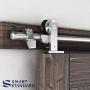 SMARTSTANDARD 6ft Top Mount Sliding Barn Door Hardware Kit - Stainless Steel Heavy Duty Sturdy Barn Door Track - Super Smoothly and Quietly - Fit 36" Wide Door Panel (T Shape Hanger) SMARTSTANDARD 6ft Top Mount Sliding Barn Door Hardware Kit - Stainless Steel Heavy Duty Sturdy Barn Door Track - Super Smoothly and Quietly - Fit 36" Wide Door Panel (T Shape Hanger)