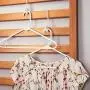 HANGERWORLD 20 White 16inch Plastic All Purpose Coat Clothes Garment Pant Skirt Bar Hangers Loop Hooks HANGERWORLD 20 White 16inch Plastic All Purpose Coat Clothes Garment Pant Skirt Bar Hangers Loop Hooks