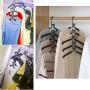 ZJW Multi Layer Hangers, Multi Function Hangers for Wardrobes Space Saving All Kinds of Clothes