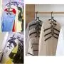 ZJW Multi Layer Hangers, Multi Function Hangers for Wardrobes Space Saving All Kinds of Clothes