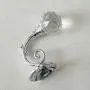 LBFEEL Clear Glass Hooks Crystal Wall Hooks Gold Silver Coat Hat Hangers Hooks Antique Bronze Copper Clothes Hooks (Silver) LBFEEL Clear Glass Hooks Crystal Wall Hooks Gold Silver Coat Hat Hangers Hooks Antique Bronze Copper Clothes Hooks (Silver)