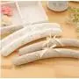 White Khaki Cotton Fabric Padded Clothes Hanger for Kids Children, Cute Pretty Flower Coat Hanger for Girl 10 Pcs Random Color