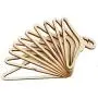 Owl Decoration Wood Hangers - EZLIFE Wooden Children Clothes Hanger 12cm Long Safe Baby Hanger Wardrobe Storage Tool Pet Hanger MS437