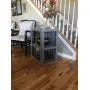 DarlaStudio 66 End Table/Nightstand Wood Crate Antique Gray Stained DarlaStudio 66 End Table/Nightstand Wood Crate Antique Gray Stained