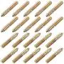 uxcell 20Pcs M4x25mm Hanger Bolt Double Headed Bolt Self-Tapping Screw for Furniture