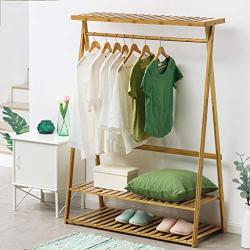 Simple Hanger Floor Coat Rack Hangers Bedroom Clothes Rack Living Room Children Storage Rack (Color : B, Size : 110cm)