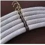 ROUND YUAN 45cm Men Clothes Hangers Padded Hangers Foam Hanger Non Slip Satin Canvas Covers for Adults Clothes Men Suits 5pcs ROUND YUAN 45cm Men Clothes Hangers Padded Hangers Foam Hanger Non Slip Satin Canvas Covers for Adults Clothes Men Suits 5pcs