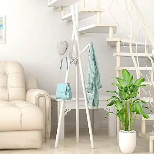 COAT RACK Feifei Hanger Floor Hanger Bedroom Clothes Rack Simple Bedroom Solid Wood Clothes Rack Simple Modern (Color : 02) COAT RACK Feifei Hanger Floor Hanger Bedroom Clothes Rack Simple Bedroom Solid Wood Clothes Rack Simple Modern (Color : 02)