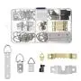 76 Pieces Picture Frame Hooks Frame Picture Hanger Kit Photo Frame Hanging Hooks Kit for Picture Hanging