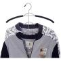 DNJKSA 40cm 2 pcs/lot Multi-Layers Non-Slip Space Saving Fishbone Type Clothes Hangers Multifunctional Clothing Hanging Without Mark