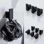 RANDOM Matte Black Towel Robe Hooks Bathroom Hardware Accessories Coat Hook 304 Stainless Steel Clothes Hook for Bath Kitchen Contemporary Hotel Style Wall Mounted 2 Pack. RANDOM Matte Black Towel Robe Hooks Bathroom Hardware Accessories Coat Hook 304 Stainless Steel Clothes Hook for Bath Kitchen Contemporary Hotel Style Wall Mounted 2 Pack.