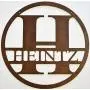 Monogram Front Door Circle, Last Name initial, Door Decor, Hanger, Wood, Indoor Outdoor, Family Letter, Monogram, House Decor Monogram Front Door Circle, Last Name initial, Door Decor, Hanger, Wood, Indoor Outdoor, Family Letter, Monogram, House Decor