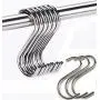 Maxgoods 3.54 10PCS Home Storage Utility S Shaped Hooks Stainless Steel Metal Hangers Hanging Hooks for Kitchen, Work Shop, Bathroom, Garden,Bedroom (Silver, 10PCS) Maxgoods 3.54 10PCS Home Storage Utility S Shaped Hooks Stainless Steel Metal Hangers Hanging Hooks for Kitchen, Work Shop, Bathroom, Garden,Bedroom (Silver, 10PCS)