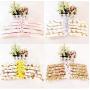 5pcs Random Color Colorful Blossom Sponge Padded Clothes Hanger Clothes Suit Dress Hangers Rack Skid Resistance Cotton Satin Coat Hangers