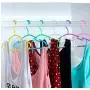 Non Slip Plastic Kids Plastic Coat Hangers Child Baby Clothes Stands Multi Color 10pcs Random Color