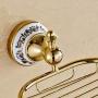 YJDT Brass Robe Hook Wall Mounted Coat Clothes Hanger Gold Finish