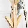 Yxsd Solid Wood Coat Rack Entryway Standing Hat Jacket Coat Clothes Hanger Holder Stand Hall Tree 8 Hooks (Color : A)