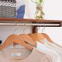 Coat Rack Coat Rack Wall Hanging Wall Hanger Porch Entry Clothes Hook Living Room Solid Wood Multi-Purpose Rack White (Size : 7529.527.3cm)