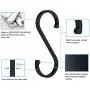 3.35 10PCS Aluminum S Shaped Hooks, Matte Finish S Hooks for Hanging Pots and Pans, Plants, Coffee Cups, Clothes, Towels in Kitchen, Bedroom, Bathroom, Office and Garden (Black, 10PCS) 3.35 10PCS Aluminum S Shaped Hooks, Matte Finish S Hooks for Hanging Pots and Pans, Plants, Coffee Cups, Clothes, Towels in Kitchen, Bedroom, Bathroom, Office and Garden (Black, 10PCS)