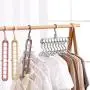 KYCPTNFJ 2 PCS Clothes Coat Hanger Organizer Multi-Port Support Clothes Drying Racks Plastic Scarf cabide Storage Rack Hangers for Clothes KYCPTNFJ 2 PCS Clothes Coat Hanger Organizer Multi-Port Support Clothes Drying Racks Plastic Scarf cabide Storage Rack Hangers for Clothes