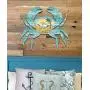 G.DeBrekht Crab Coastal Waves Scenic Sunset Rustic Wooden Door hanger / wall decor #8198511H