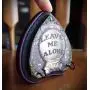Mini Mystic Fortune Teller Crystal Ball"Leave Me Alone" Ouija Inspired Planchette Hand Made 2 Hook Jewelry Key Hanger Organizer Mini Mystic Fortune Teller Crystal Ball"Leave Me Alone" Ouija Inspired Planchette Hand Made 2 Hook Jewelry Key Hanger Organizer