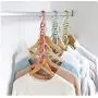 10PC Random Color Creative Anti-Slip Clothes Hanger Decoration Multilayer Windproof Plastic Hanger Fixed Holder Buckle Household Hanger 10PC Random Color Creative Anti-Slip Clothes Hanger Decoration Multilayer Windproof Plastic Hanger Fixed Holder Buckle Household Hanger