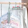 WXR Magic Hangers Space Saving Clothes HangersSmart Closet Space Saver 3 Pack Sturdy Plastic Coat Hanger for Heavy ClothesOrganizer for Closet Wardrobe System (Gray) WXR Magic Hangers Space Saving Clothes HangersSmart Closet Space Saver 3 Pack Sturdy Plastic Coat Hanger for Heavy ClothesOrganizer for Closet Wardrobe System (Gray)