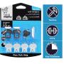 HIGH & MIGHTY 515314 Tool Free Picture Hanging Kit, 8 Pieces, 20-40LB Limit, Silver