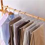 HJYPYJ Magic Hanger,Non-Slip Fold Multifunctional Hanger Pants Rack,Telescopic Rod Space-Saving Organizer Hanger Durable/As Shown / 33x26x18cm