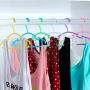 Non Slip Plastic Kids Notched Hangers Coat Child Baby Clothes 10 Pack Hangers