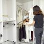 VENACE V Closet 360 Degrees Spiral Clothes Rack Rotating Clothes Hanger (φ540(1860-2130))