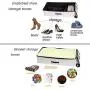 VEAMOR Under Bed Clothes Storage Containers,Shoe Organizer Underbed Bins for Pillow Beddings/Blanket Storage Boxes with Zippers,Breathable and Moistureproof (Linen, XXL)
