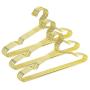 KYCPTNFJ 32cm Cute Gold Metal Clothes Shirts Hanger with Notches, Heavy Duty Small Coats Hanger 30 pcs