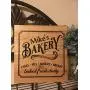 PERSONALIZED BAKERY SIGN, 10X10 RECLAIMED CEDAR SIGN, INCLUDES HANGER, HANDMADE, BAKERY SIGN, KITCHEN SIGN, Birthday Gift, Anniversary Gift, Wedding Gift