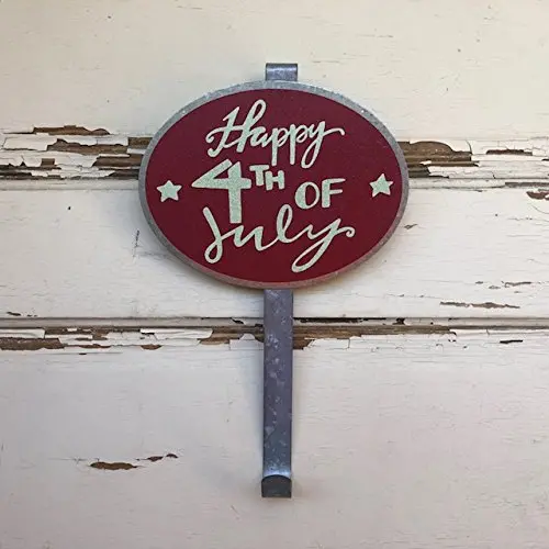 AG Designs Patriotic Decor - Happy 4th of July Door Wreath Hanger