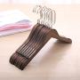 Advanced Solid Wood Toothed Hanger Heavy Duty 5 Pack Coat Hanger Cedar Hangers Antiskid Suit Hangers Wooden Clothes Hanger